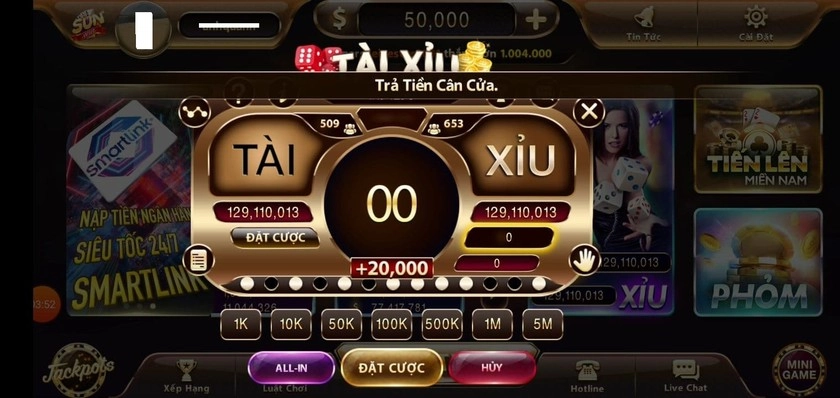 Lý do nên chơi tài xỉu Sunwin